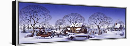 Winter Scene Sleigh-Dan Craig-Framed Premier Image Canvas