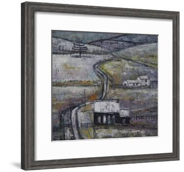 Winter Scene with Chapel detail-Ruth Addinall-Framed Giclee Print
