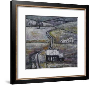 Winter Scene with Chapel detail-Ruth Addinall-Framed Giclee Print