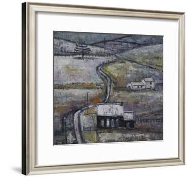 Winter Scene with Chapel detail-Ruth Addinall-Framed Giclee Print