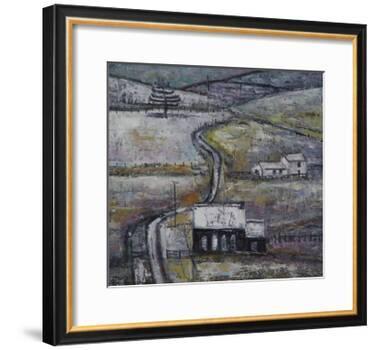 Winter Scene with Chapel detail-Ruth Addinall-Framed Giclee Print