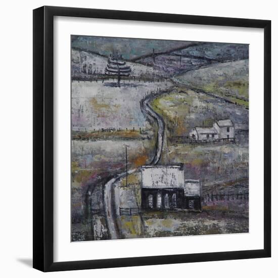 Winter Scene with Chapel detail-Ruth Addinall-Framed Giclee Print