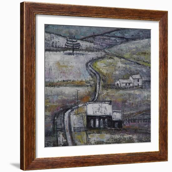 Winter Scene with Chapel detail-Ruth Addinall-Framed Giclee Print