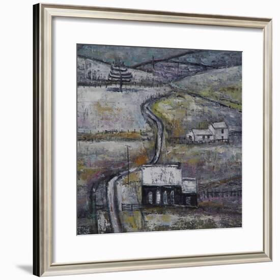 Winter Scene with Chapel detail-Ruth Addinall-Framed Giclee Print