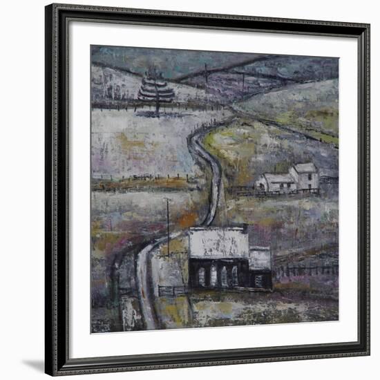 Winter Scene with Chapel detail-Ruth Addinall-Framed Giclee Print