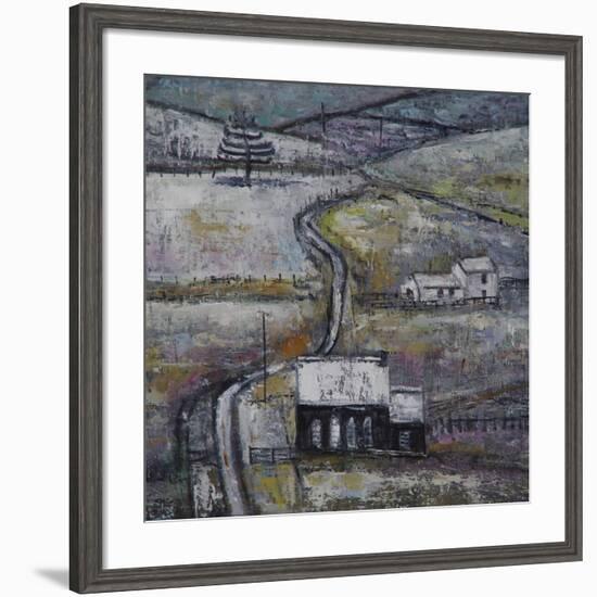 Winter Scene with Chapel detail-Ruth Addinall-Framed Giclee Print