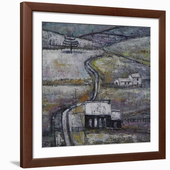 Winter Scene with Chapel detail-Ruth Addinall-Framed Giclee Print