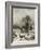 Winter Scene with Children Playing-Adolf Heinrich Lier-Framed Giclee Print