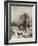 Winter Scene with Children Playing-Adolf Heinrich Lier-Framed Giclee Print