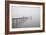 Winter Scene with Derelict Jetty-Sharon Wish-Framed Photographic Print