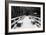 Winter Scene with Wooden Foot Bridge-Sharon Wish-Framed Photographic Print