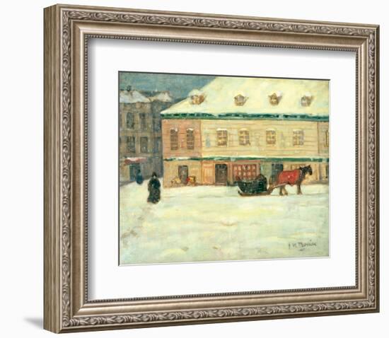 Winter Scene-James Wilson Morrice-Framed Premium Giclee Print