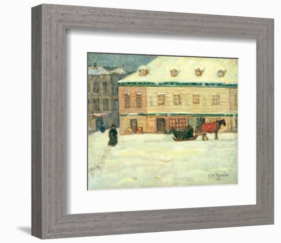 Winter Scene-James Wilson Morrice-Framed Premium Giclee Print