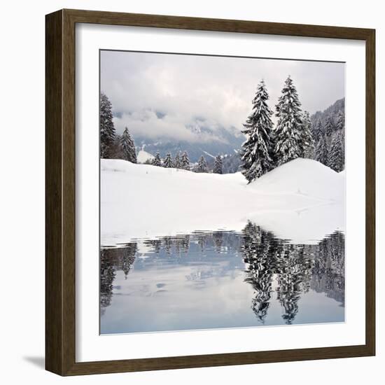 Winter Scene-ajn-Framed Photographic Print