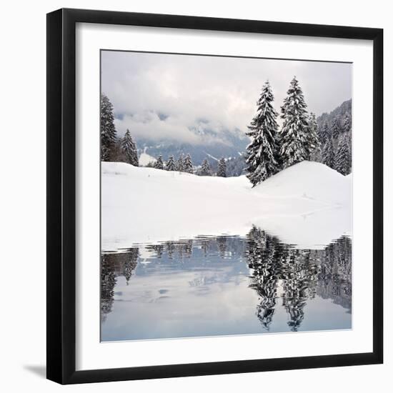 Winter Scene-ajn-Framed Photographic Print