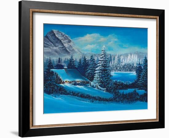 Winter Scene-Bonnie B. Cook-Framed Giclee Print