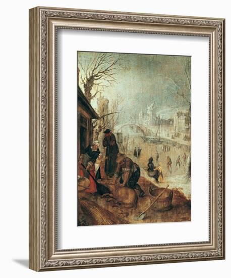 Winter Scene-Sebastian Vrancx-Framed Giclee Print