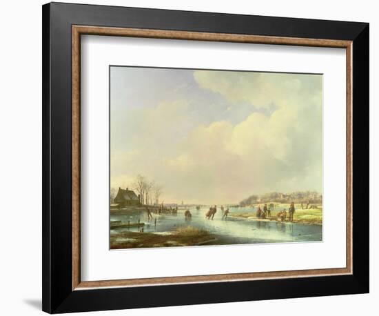 Winter Scene-Andreas Schelfhout-Framed Giclee Print