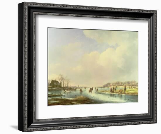 Winter Scene-Andreas Schelfhout-Framed Giclee Print