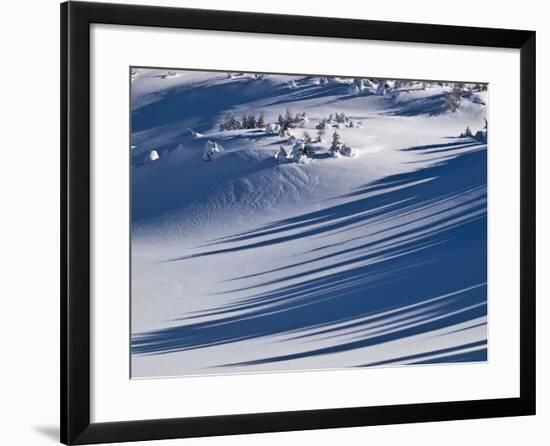 Winter Scenery in the Alps-Armin Mathis-Framed Photographic Print