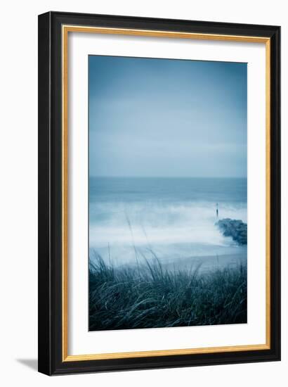 Winter Seascape-David Baker-Framed Photographic Print