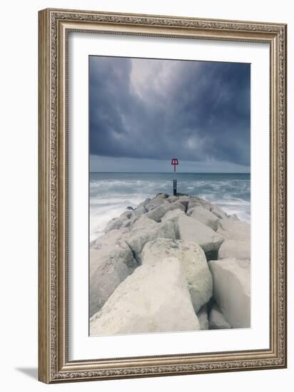 Winter Seascape-David Baker-Framed Photographic Print