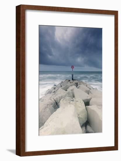 Winter Seascape-David Baker-Framed Photographic Print