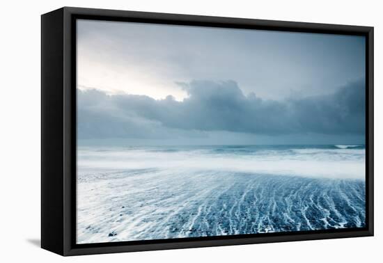 Winter Seascape-David Baker-Framed Premier Image Canvas