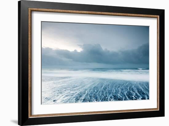 Winter Seascape-David Baker-Framed Photographic Print