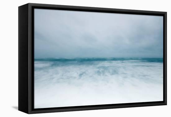 Winter Seascape-David Baker-Framed Premier Image Canvas