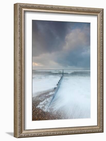 Winter Seascape-David Baker-Framed Photographic Print