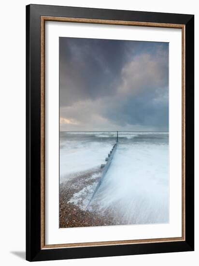 Winter Seascape-David Baker-Framed Photographic Print