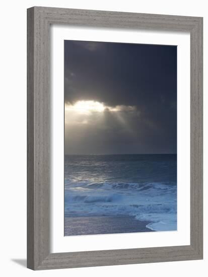 Winter Seascape-David Baker-Framed Photographic Print