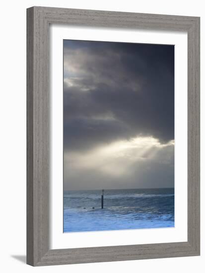 Winter Seascape-David Baker-Framed Photographic Print