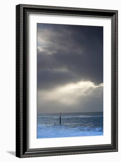 Winter Seascape-David Baker-Framed Photographic Print