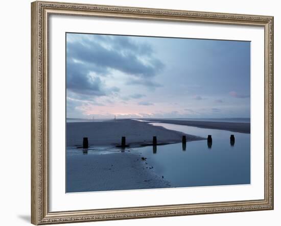 Winter Seascape-David Baker-Framed Photographic Print