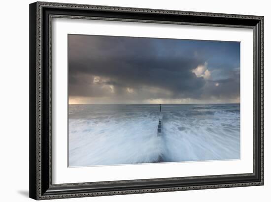 Winter Seascape-David Baker-Framed Photographic Print