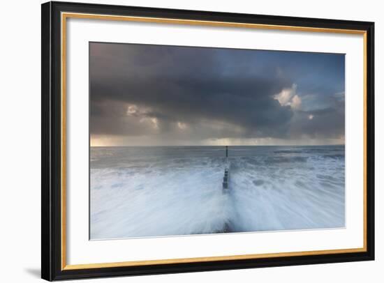 Winter Seascape-David Baker-Framed Photographic Print