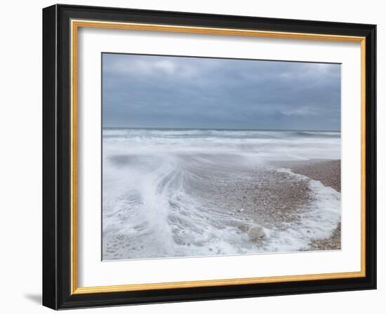 Winter Seascape-David Baker-Framed Photographic Print