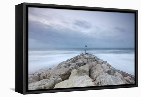 Winter Seascape-David Baker-Framed Premier Image Canvas