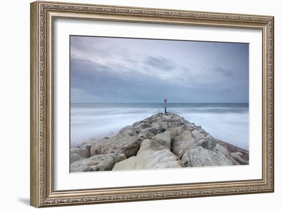 Winter Seascape-David Baker-Framed Photographic Print