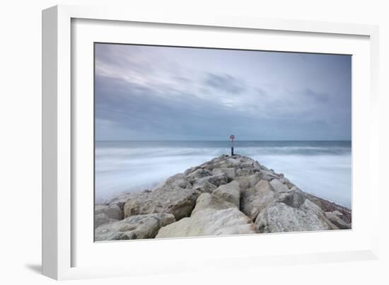 Winter Seascape-David Baker-Framed Photographic Print