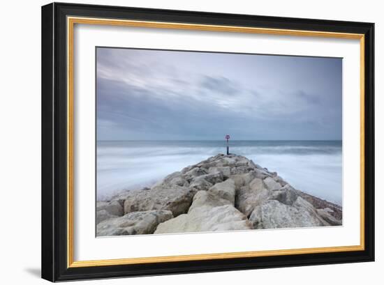 Winter Seascape-David Baker-Framed Photographic Print