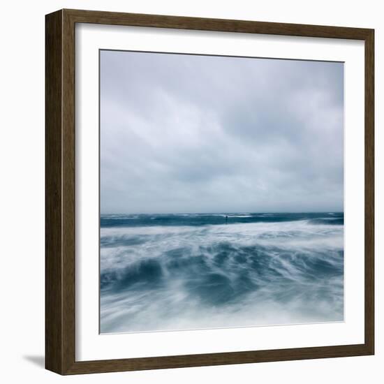 Winter Seascape-David Baker-Framed Photographic Print