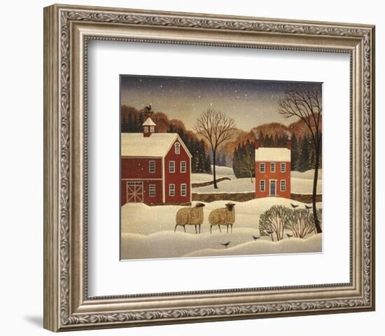 Winter Sheep I-Diane Ulmer Pedersen-Framed Art Print