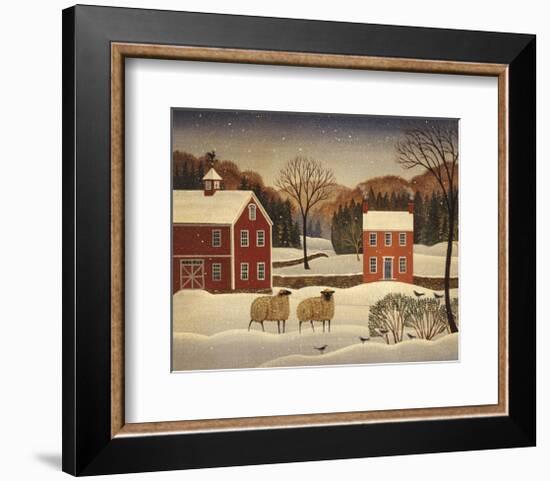 Winter Sheep I-Diane Ulmer Pedersen-Framed Art Print