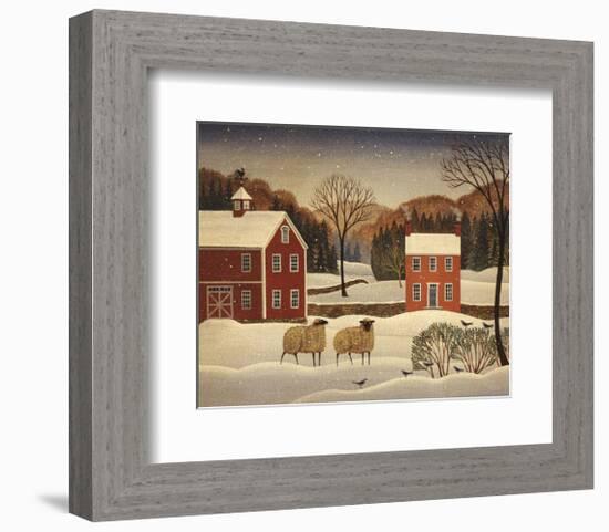 Winter Sheep I-Diane Ulmer Pedersen-Framed Art Print