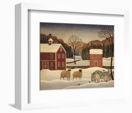 Winter Sheep I-Diane Ulmer Pedersen-Framed Art Print