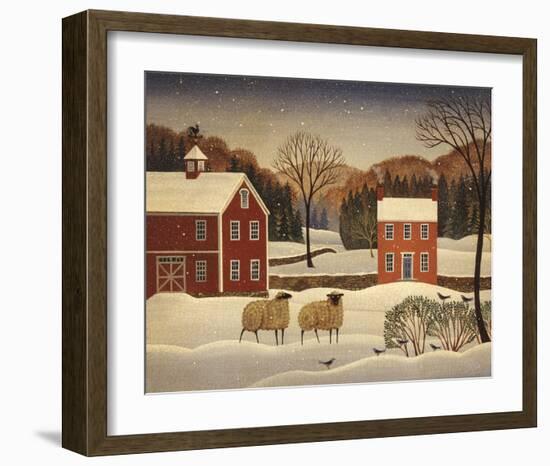 Winter Sheep I-Diane Ulmer Pedersen-Framed Art Print