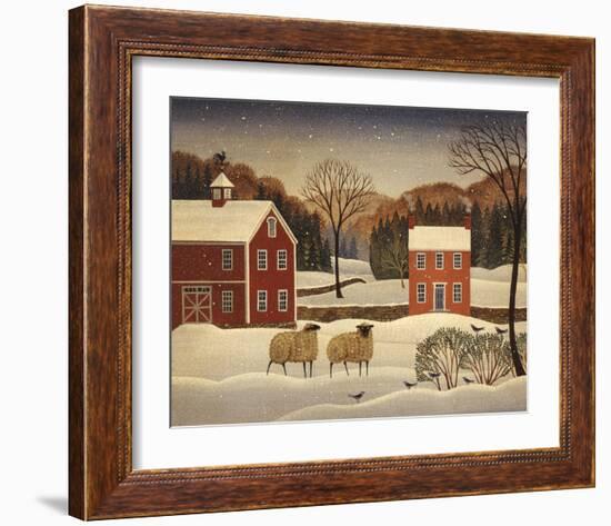 Winter Sheep I-Diane Ulmer Pedersen-Framed Art Print